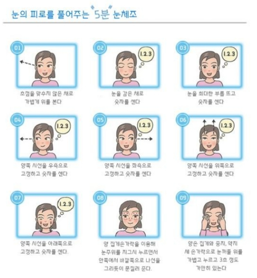 눈 마사지는 다크서클 없애는 방법 중 하나