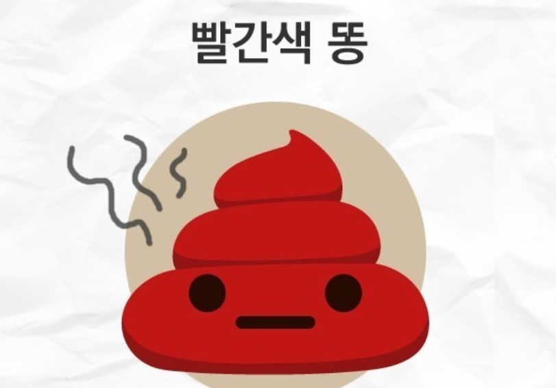 붉은색 대변