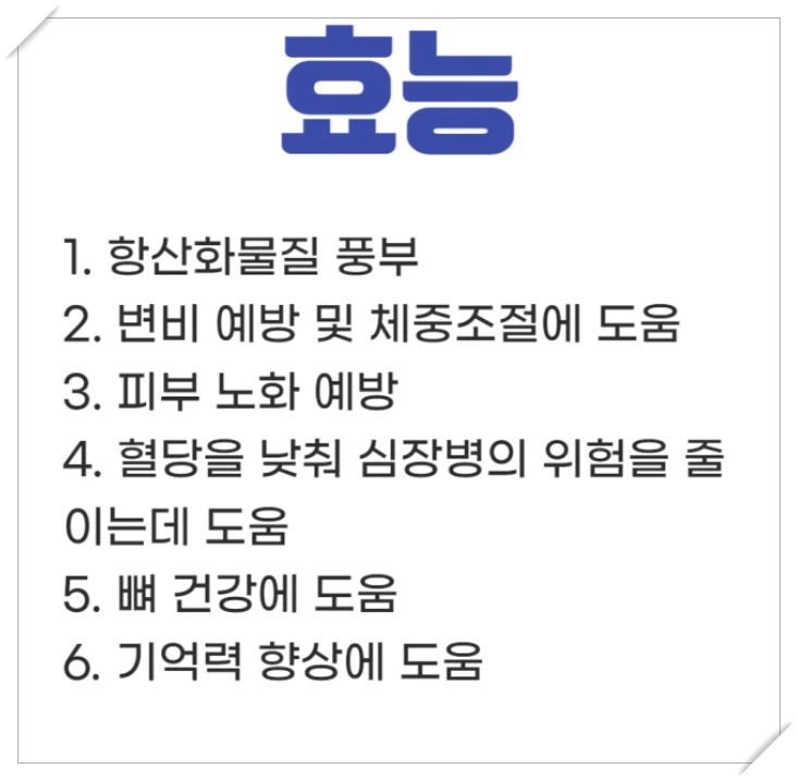 치아씨드 효능